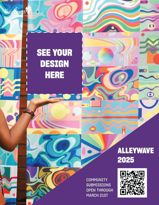 Embrace the vibrant art scene in Fairburn at the Alleywave: Canopy of Colors event! Experience a stunning canopy installation that celebrates creativity, community, and collective expression. This immersive art experience, produced by Dashboard in collaboration with City of Fairburn’s Art in the Alley, will feature the artistic vision of Jasmine Nicole Williams. Join the celebration this April 26th for music, light refreshments, and a sense of pride in the community. Don't miss out on free entry and a chance to receive a limited-edition Alleywave drink koozie! RSVP now at https://www.eventbrite.com/e/1281552230219?aff=oddtdtcreator and be part of this colorful celebration! #alleywave #OneFairburn #FairburnStrong #FairburnGA #ArtInTheAlley Media Credit: City of Fairburn Ga