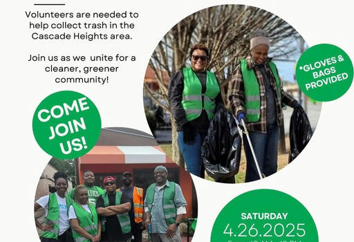 Spring is here, and it’s the perfect time to roll up those sleeves and give back to the community! On April 26th at 10 AM, join fellow community members in an effort to beautify the Cascade Heights Business Corridor. Together, let’s pick up trash, tidy up tree-wells, and refresh our sidewalks. This is a fantastic opportunity to meet new friends and make a lasting impact on the environment! Gloves, reflective vests, and trash bags will be provided. Everyone is welcome, so be sure to bring along a friend! To get involved, simply head to the event at The Beautiful Restaurant patio, located at 2260 Cascade Rd SW. This event is completely free, and participation is highly encouraged! Mark your calendars, and let’s spring into action! #BeautifyCascadeHeights #CommunityCleanup #SpringIntoAction #VolunteerEvent #MakeADifference #EcoFriendly #CascadeHeights #TogetherWeCan #Volunteer #CommunityService #SpringCleaning Media Credit: Cascade Business Association