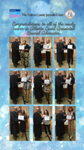 Celebrate a momentous occasion as nine dedicated individuals take a significant step towards making a profound impact in the lives of children in need. On March 20, 2025, under the guidance of Judge Phillip Jackson, Fulton County Juvenile Court proudly swore in the newest Court Appointed Child Advocates. These advocates are now empowered to lend their voices and support to children, ensuring their best interests are represented in the court system. This event underscores the vital work of the Atlanta CASA program, which is dedicated to fostering brighter futures for our youth. Intrigued by this noble cause? Learn more about the Atlanta CASA program and discover how to become a volunteer advocate by visiting AtlantaCASA.org. #ChildAdvocates #FultonCounty #CASAProgram #YouthEmpowerment #ChildWelfare #VolunteerOpportunities #CommunityImpact #AtlantaCASA #MakeADifference Media Credit: Fulton County Juvenile Court