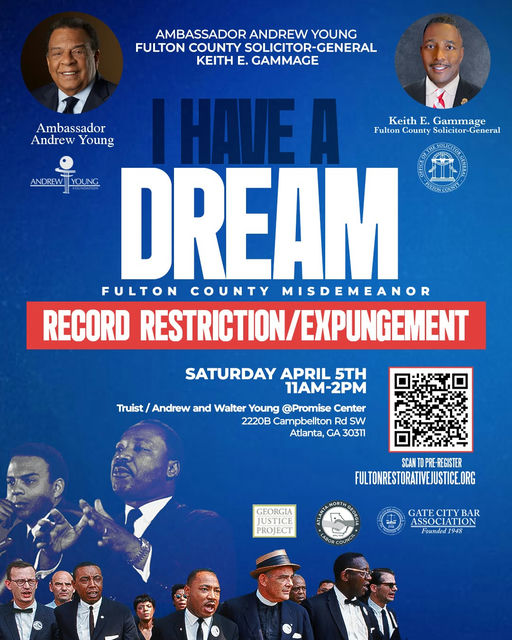 Take advantage of this incredible opportunity in Atlanta to have Fulton County records restricted or expunged. Today and next Friday, individuals can obtain a free copy of their criminal record while benefiting from expert guidance on navigating the restriction and expungement process. This initiative from the Fulton County Solicitor General aims to support community members in moving forward positively. To register for this valuable event, please visit the Fulton County Solicitor General's page or contact their office directly for details. #atlanta #criminaldefense #publicdefense #movingatlantaforward Media Credit: Office of the Public Defender