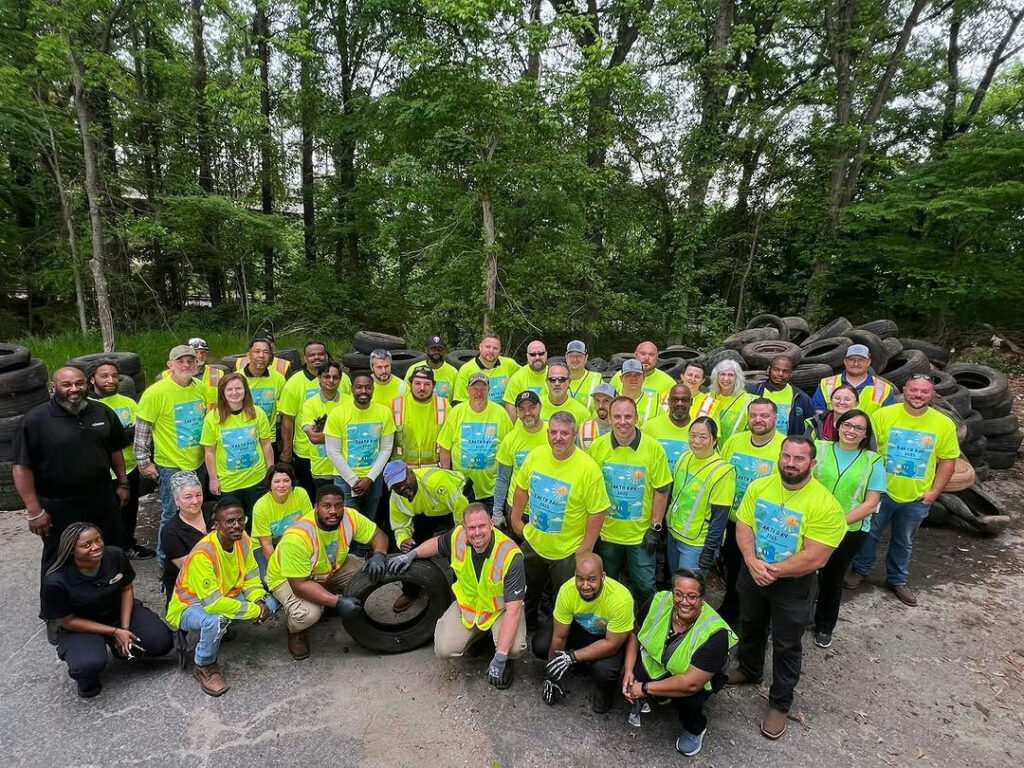 A remarkable initiative took place recently as over 100 employees from the Cobb County Department of Transportation and Bridgestone Americas joined forces to tackle environmental challenges. Together, they successfully removed nearly 400 illegally dumped tires in Cobb County, underscoring their commitment to sustainability and community well-being. This effort not only cleans up the environment but also sets a powerful example of teamwork and responsibility, showcasing how collective action can lead to positive change. The collected tires are set to be cleaned and recycled, highlighting the importance of preserving natural resources for future generations. Their dedication to environmental protection is commendable, and their actions inspire others to take similar steps towards a cleaner planet. Join them in this movement and consider how you can contribute to a sustainable future.