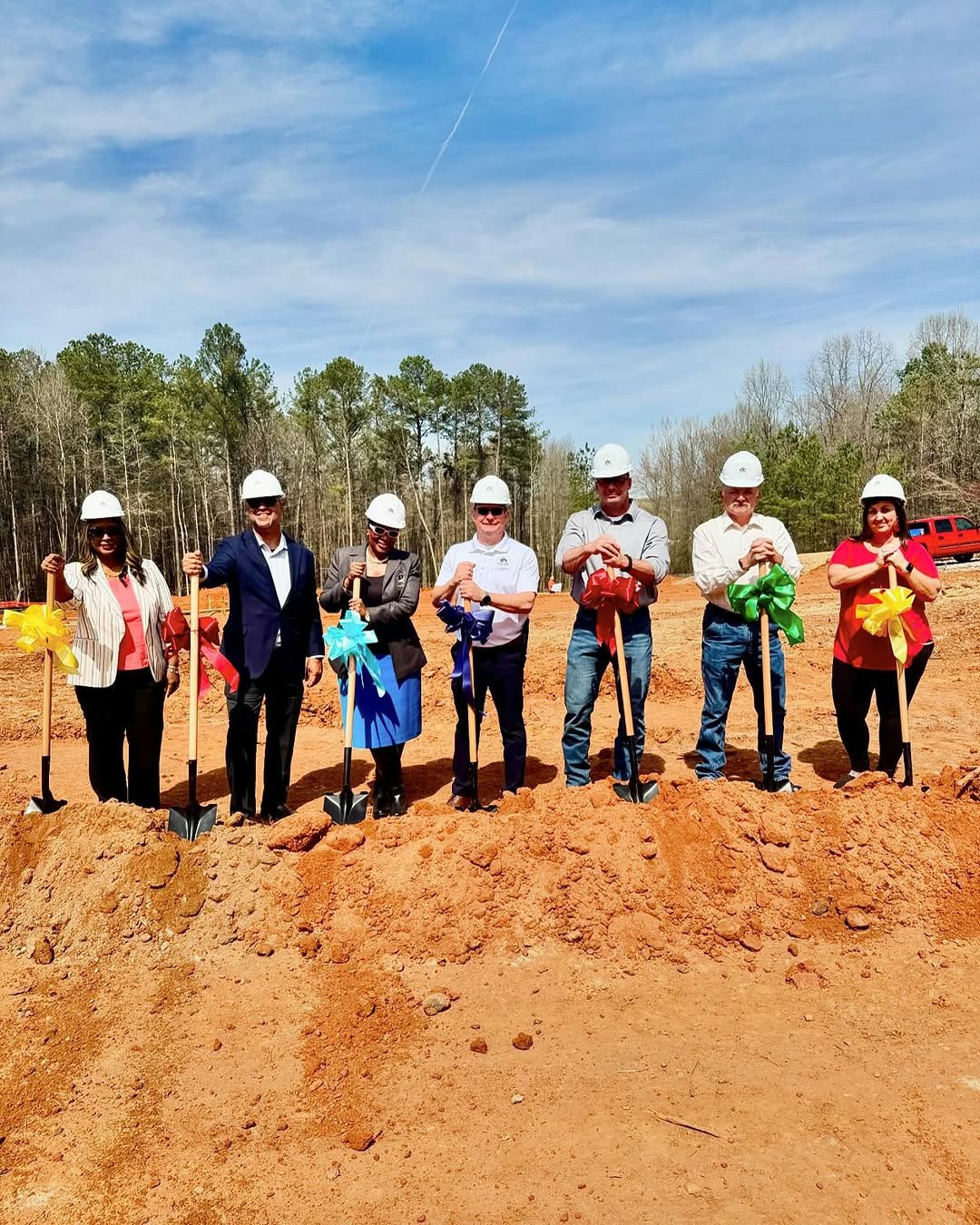 The Public Works Department officially broke ground on a new state-of-the-art Transfer Station and Recycling Center at the Douglas County landfill, designed to enhance waste disposal and recycling services for residents. This facility, funded by the 2022 SPLOST, will replace the previous station that was tragically lost to fire in October 2023. As construction progresses, the community can look forward to a modern solution set to be completed by Fall 2025, ensuring a cleaner and greener Douglas County for all. #OneDouglasForwardTogether #DouglasCounty #RecyclingCenter #SustainableFuture #CommunityDevelopment #WasteManagement #PublicWorks #EnvironmentalInitiatives