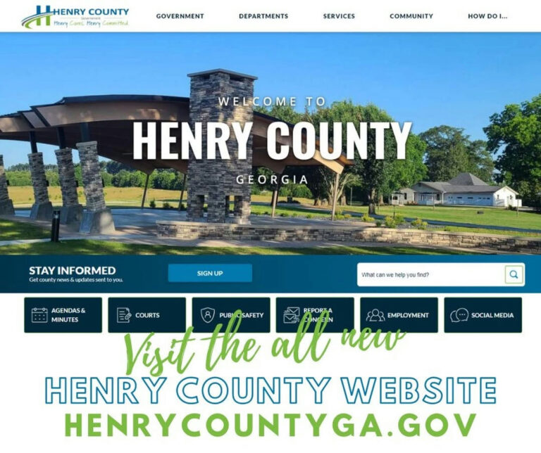 Attention Henry County residents! A new digital hub is here to serve you better. The newly launched Henry County Website at henrycountyga.gov is designed to provide easy access to essential information and resources for the community. Explore the latest updates, services, and events tailored just for you. This user-friendly platform ensures that staying connected with your local government has never been easier. Discover what Henry County has to offer and stay informed about important announcements and initiatives. They encourage everyone to visit the site and experience the improvements firsthand. Check it out today at henrycountyga.gov!