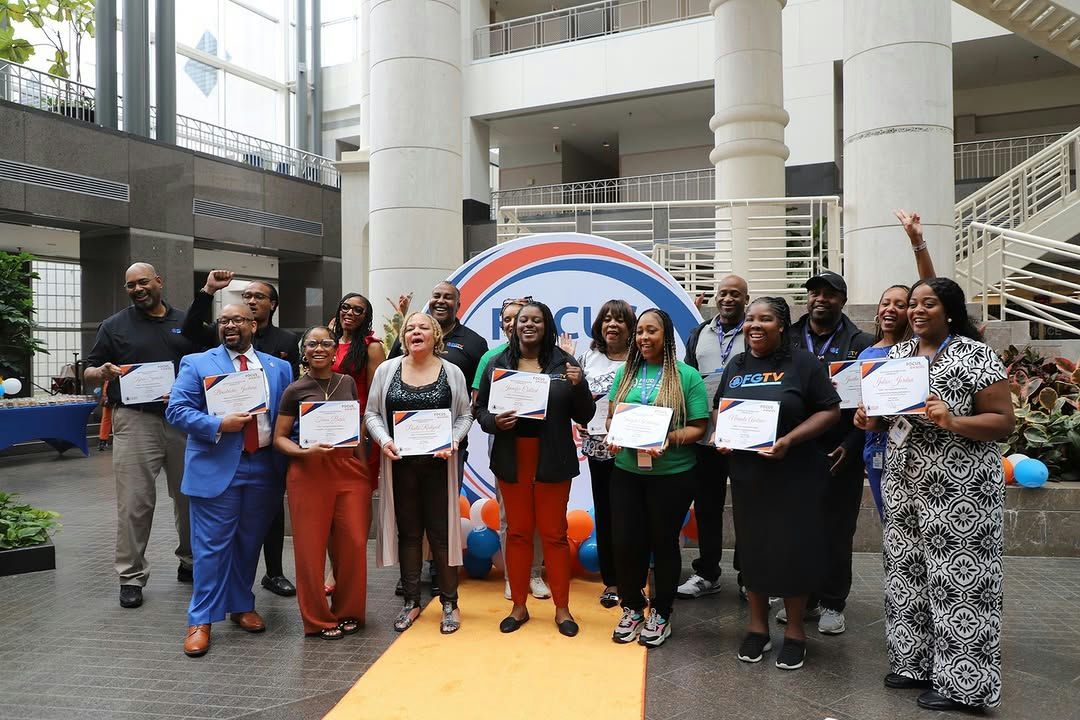We were all smiles today as we celebrated our 2nd Quarter F.O.C.U.S. Award winners! F.O.C.U.S. stands for Fulton: One County United in Service, our signature employee recognition program. Each of these #TeamFulton members go above and beyond to provide exemplary #customerservice to the public and fellow team members! These awards recognize those who exemplify dedication, innovation, and teamwork in their daily work. Congratulations to Ingrid Kates, Tyree Spencer, Nerieda Andrew, Tonia Boies, Darryl Peek, Jennifer Colbert, Kendrick Kirkpatrick, James Artis, Eriece Tombling, Shayla Williams, Jovita Fenwick, Paula Ridgnal, Jalisa Jordan, Samira Brawner, Brodriche Jackson, Duane White and Jamal Harris!
