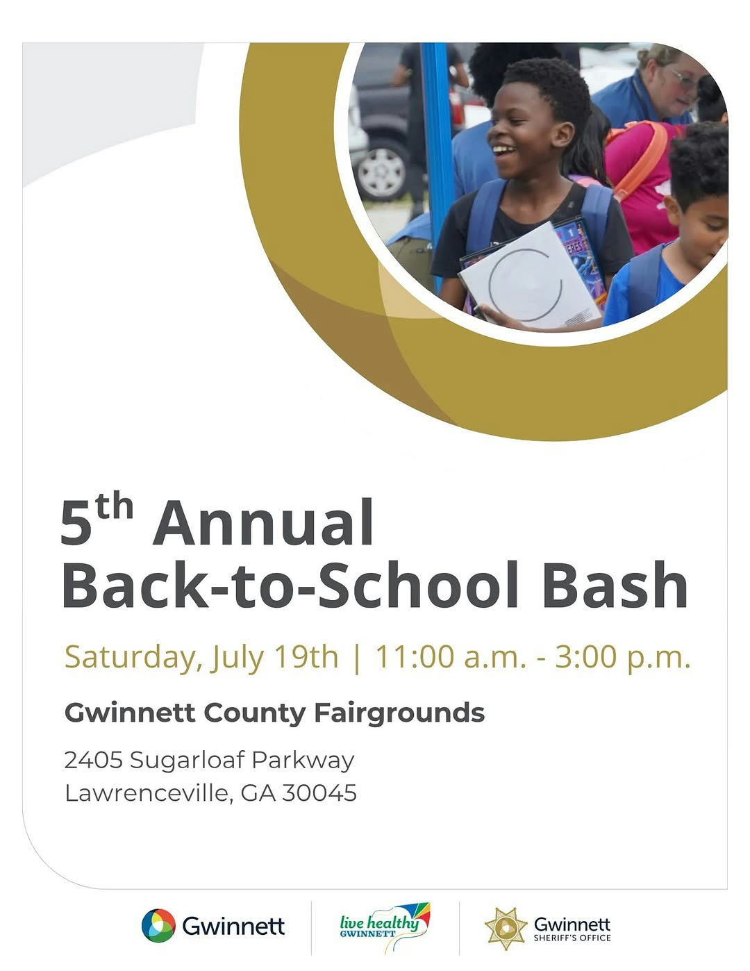 Join the Gwinnett County Sheriff’s Office and Live Healthy Gwinnett for a free, family-friendly event packed with fun and purpose. Enjoy health screenings, vendors, fun activities, and school supply giveaways while supplies last. ICYMI: This year, we are shifting into high gear with an exciting car show dedicated to supporting cancer awareness and driving hope forward! The Show Your Ride for the Ribbons car show is part of this year’s 5th Annual Back-to-School Bash. Our mission? To provide students with backpacks and essentials so they are ready to shine this school year. Be sure to save the date and spread the word. You won’t want to miss it!