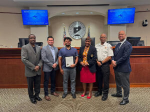 The Douglas County Board of Commissioners and the Douglas County Fire/EMS Department recognized a remarkable act of heroism by local citizen Vilmer Ventura. On February 9, 2025, Ventura's quick response to a house fire saved his neighbors from danger, showcasing the importance of community vigilance and courage. When flames erupted in a neighboring home in the early hours, Ventura sprang into action, retrieving a fire extinguisher and alerting the family while his friend called for emergency assistance. His swift actions ensured that everyone was evacuated safely before firefighters arrived. In recognition of his bravery, Ventura was awarded a Ceremonial Declaration of Commendation at the Board of Commissioners meeting. This honor highlights the incredible impact that one individual's courage can have in a crisis. Join the community in applauding Mr. Ventura for his selfless actions that exemplify the spirit of togetherness and heroism. For further details on this inspiring story, visit the Douglas County website.