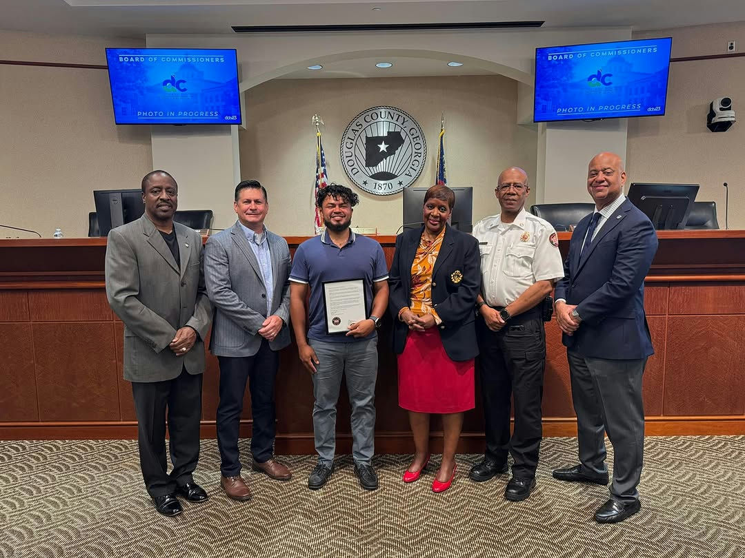 The Douglas County Board of Commissioners and the Douglas County Fire/EMS Department recognized a remarkable act of heroism by local citizen Vilmer Ventura. On February 9, 2025, Ventura's quick response to a house fire saved his neighbors from danger, showcasing the importance of community vigilance and courage. When flames erupted in a neighboring home in the early hours, Ventura sprang into action, retrieving a fire extinguisher and alerting the family while his friend called for emergency assistance. His swift actions ensured that everyone was evacuated safely before firefighters arrived. In recognition of his bravery, Ventura was awarded a Ceremonial Declaration of Commendation at the Board of Commissioners meeting. This honor highlights the incredible impact that one individual's courage can have in a crisis. Join the community in applauding Mr. Ventura for his selfless actions that exemplify the spirit of togetherness and heroism. For further details on this inspiring story, visit the Douglas County website.
