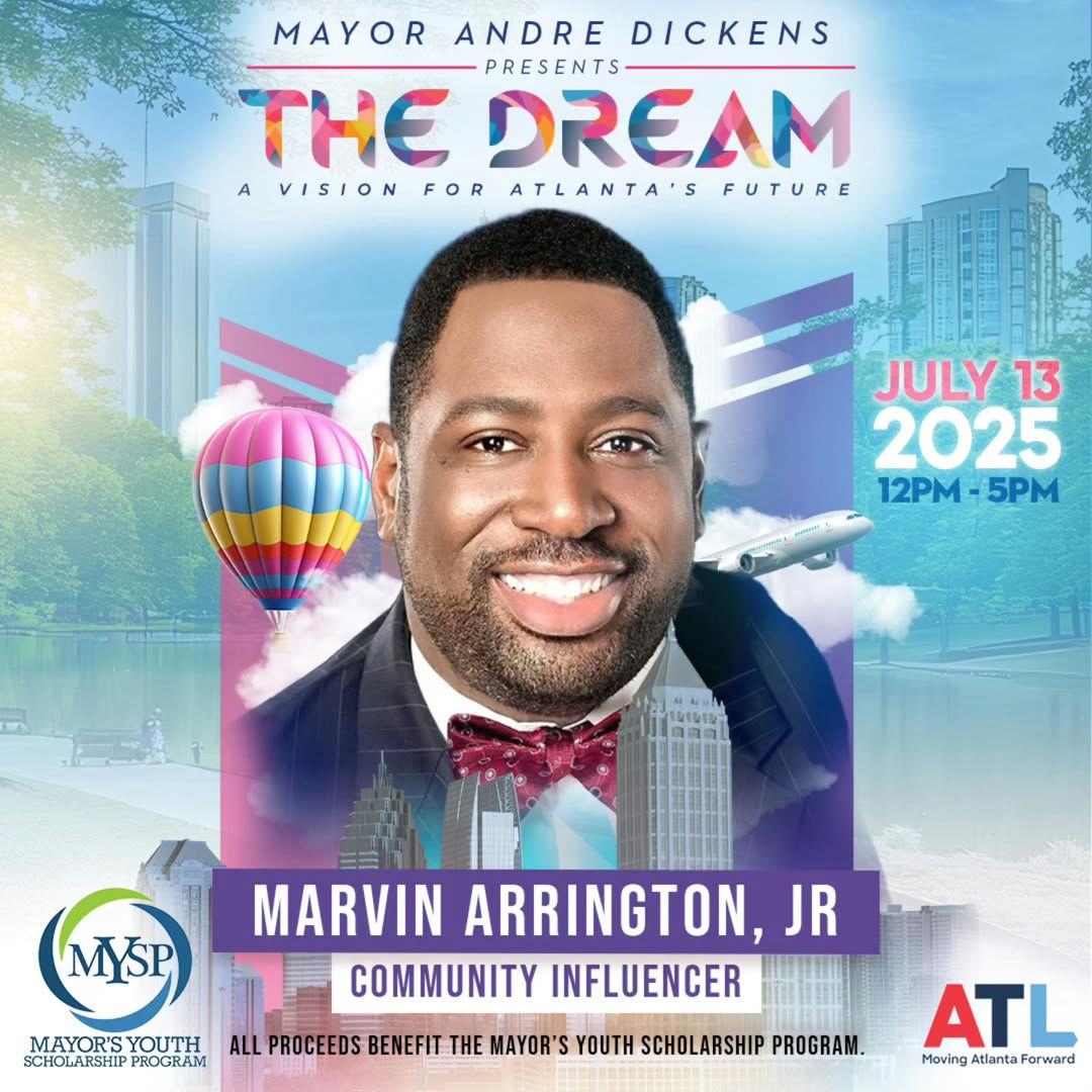 THE DREAM: A VISION FOR ATLANTA’S FUTURE! I am excited to join Atlanta Mayor Andre Dickens for amazing Daytime Brunch and Beats at The Fox Theater, supporting the next generation of Atlanta’s leaders! All proceeds benefit The Mayor’s Youth Scholarship Program, and I am proud to serve as a community influencer. Please join us on Sunday, July 13, 2025 as we uplift the next generation!  Do not wait—visit @themayorsdream to secure your tickets through the #LinkInBio! #networkingevent #weekendevent #socialmixer #youngprofessionals #youngprofessionalsevent #atlanta #themayorsdream @themayorsdream