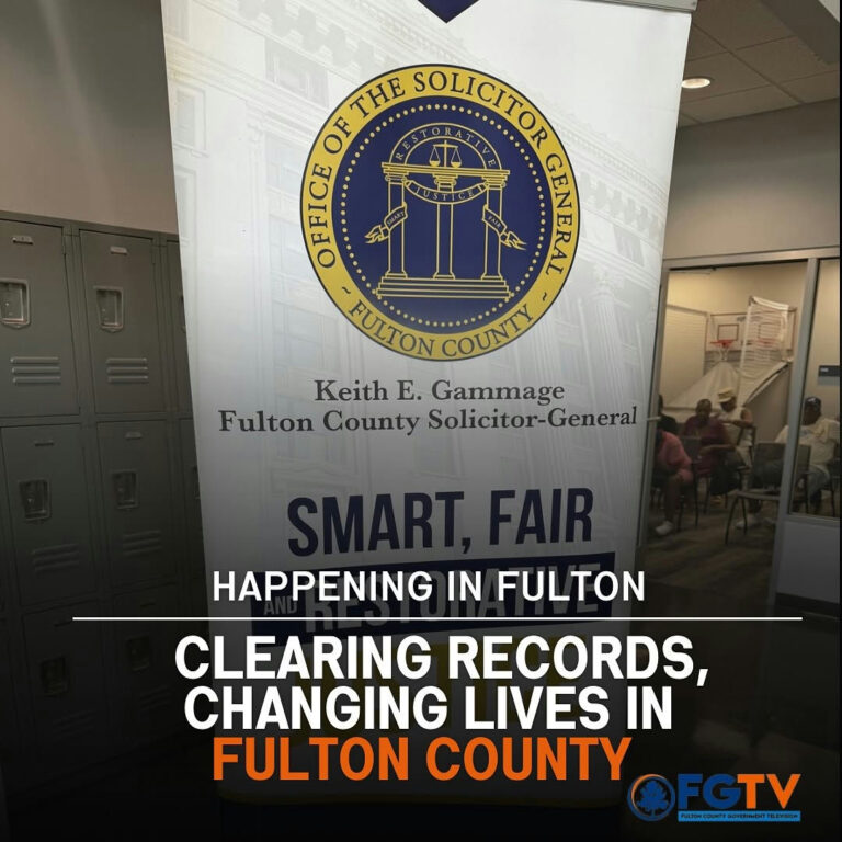 “You can’t change the past, but you can most definitely change the future.” Fulton County Solicitor General Keith E. Gammage hosted an expungement and record restriction event at the Andrew and Walter Young At-Promise Center in Southwest Atlanta — helping participants begin new chapters with dignity and hope. In partnership with the Georgia Justice Project, City of Atlanta, and the Atlanta-North Georgia Labor Council, this event offered on-site legal support, career resources, and most importantly — a second chance. ✅ Expungements ✅ Voting rights restoration ✅ Job access without fear ✅ Real encouragement for real change 📺 Watch the full story now on FGTV’s YouTube channel. #FultonCounty #SolicitorGeneral #Expungement #SecondChances #JusticeReform #GJP #AtPromiseCenter #CommunityImpact #FGTV
