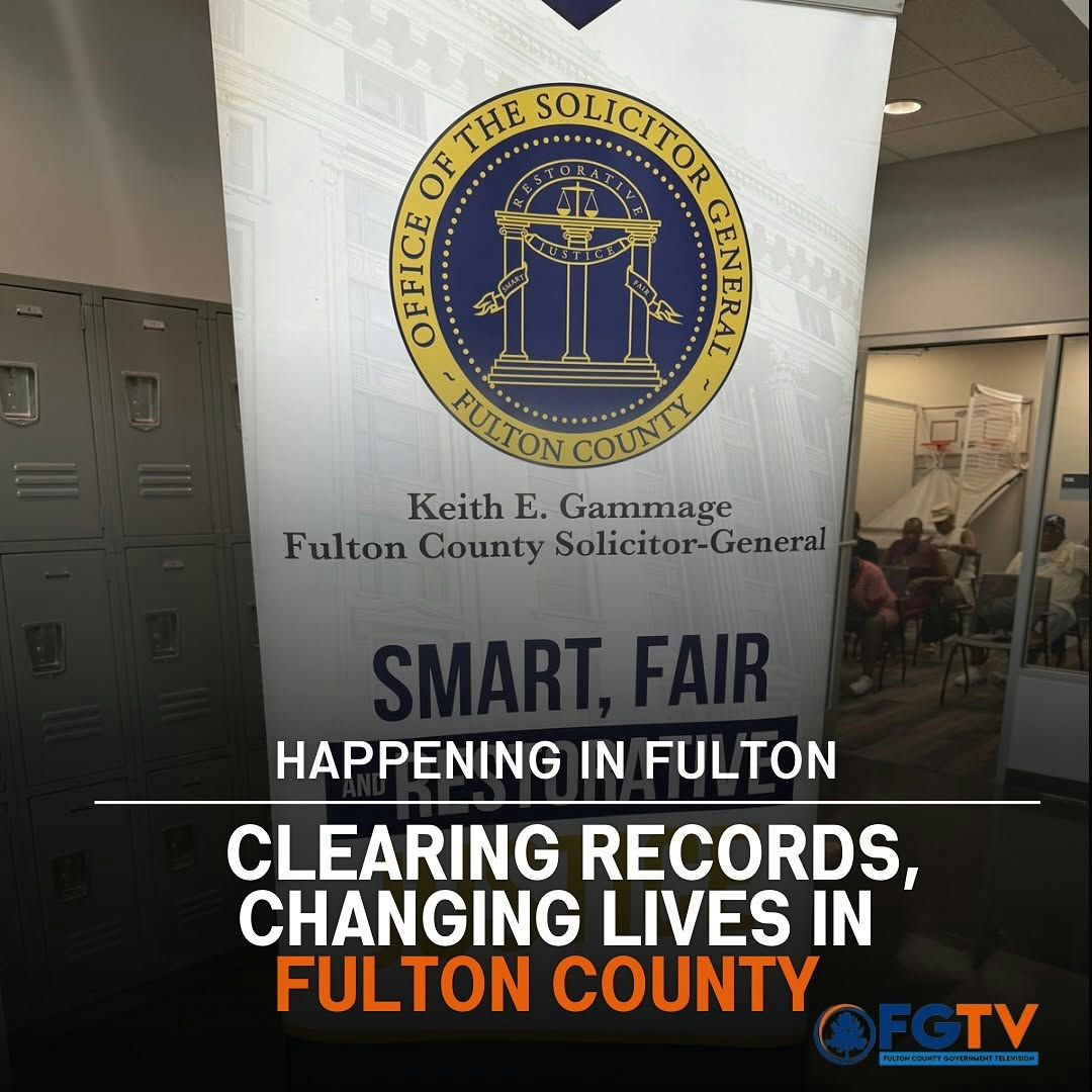 “You can’t change the past, but you can most definitely change the future.” Fulton County Solicitor General Keith E. Gammage hosted an expungement and record restriction event at the Andrew and Walter Young At-Promise Center in Southwest Atlanta — helping participants begin new chapters with dignity and hope. In partnership with the Georgia Justice Project, City of Atlanta, and the Atlanta-North Georgia Labor Council, this event offered on-site legal support, career resources, and most importantly — a second chance. ✅ Expungements ✅ Voting rights restoration ✅ Job access without fear ✅ Real encouragement for real change 📺 Watch the full story now on FGTV’s YouTube channel. #FultonCounty #SolicitorGeneral #Expungement #SecondChances #JusticeReform #GJP #AtPromiseCenter #CommunityImpact #FGTV