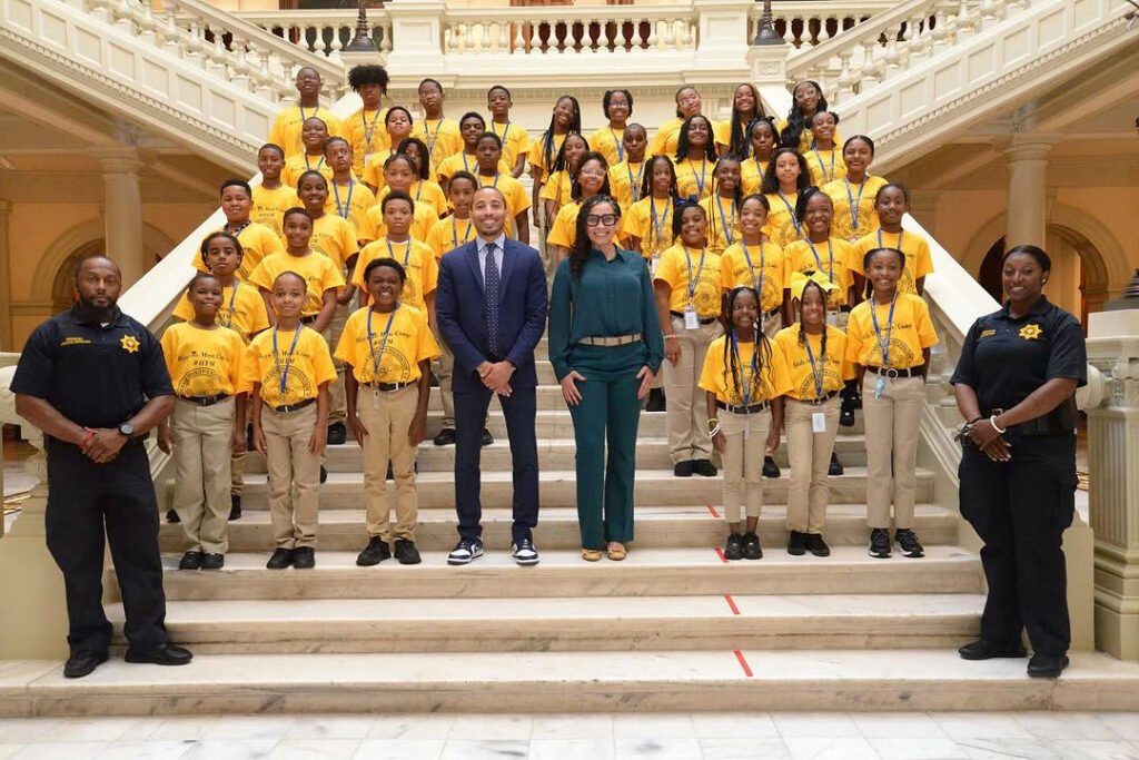 Our Boys to Men & Girls to Pearls campers had an inspiring visit to the Georgia State Capitol with State Representative Omari Crawford! 🏛️ They explored the three branches of government, learned how bills are passed, and even participated in a mock debate—guided by Rep. Crawford and supported by State Representative Inga Willis. 💼📚 Your words reminded our youth that their voices matter, their dreams are valid, and their futures are bright. 💫