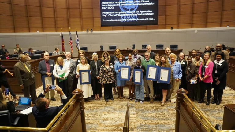 Mark your calendars for October 15, 2025, as Fulton County celebrates the Citizens Commission on the Environment day! This day is dedicated to honoring remarkable individuals and organizations committed to environmental excellence, including Keep Roswell Beautiful and Cherry Street Energy. Join in promoting sustainable practices and a greener future for all! Media Credit: Fulton County Government