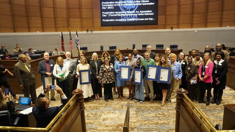 Mark your calendars for October 15, 2025, as Fulton County celebrates the Citizens Commission on the Environment day! This day is dedicated to honoring remarkable individuals and organizations committed to environmental excellence, including Keep Roswell Beautiful and Cherry Street Energy. Join in promoting sustainable practices and a greener future for all! Media Credit: Fulton County Government