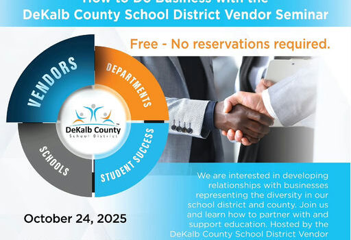 Calling all vendors! Tomorrow is the day to make a significant impact in education at the 'How to Do Business with DCSD' Vendor Seminar. Join us on Friday, Oct. 24, 2025, from 9 AM to 12 PM at 1701 Mountain Industrial Blvd, Stone Mountain, GA 30083. This FREE event doesn’t require reservations, so bring your ideas and learn how your business can collaborate with @DeKalbSchools to enhance student success in our community. Media Credit: DeKalb County Schools, GA