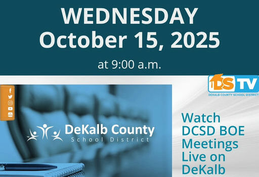 Join us for the #DCSD Board of Education's Called Meeting and Executive Session on Wednesday, October 15, at 9:00 a.m. Stay informed and engaged by tuning in on Comcast Xfinity channel 24 in DeKalb or catching us on #DSTV. Don't miss out on important discussions—check out the meeting agenda, BOE policies, and our Public Comment Policy & Procedure, all available through the LINK IN BIO. Let's work together for the future of our schools! @DeKalbSchools #Education #DeKalbCounty #CommunityEngagement #SchoolBoard Media Credit: DeKalb County Schools, GA