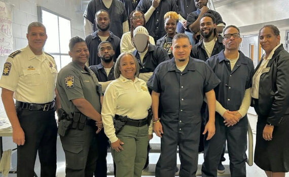 We celebrated nine current and four former Fulton County Jail residents who completed The “DOOR,” DeKalb Open Opportunities for Recovery Program, a powerful reentry and recovery pathway made possible through STAND, Inc. and the Fulton County Sheriff’s Office New Beginnings Initiative. Special thank you to The DOOR program coordinator Ms. Susan Maxwell. One graduate shared, “This is the first time in my life I’ve graduated from anything and really lets me know what is possible to achieve. This program taught me so much and means so much to me.” To signify the occasion, each graduate received a certificate of completion and hygiene care package, and the celebration ended with a special meal prepared by guest speaker Chef Darrin Ward, who is in his 25th year of recovery and reminded the graduates: “Today’s situation does not have to define your future. If you do the work and seek the support, it will get better.” #secondchances #newbeginnings #fcso