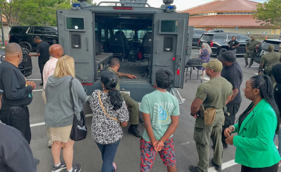 Week 4 Sheriff’s Citizens Academy ✅ This week, our Law Enforcement Division got to show off transportation vehicles, gear and assets: SWAT, K9, Motors, Transport, Drones. Follow along each week! #fcsostrong #CitizensAcademy
