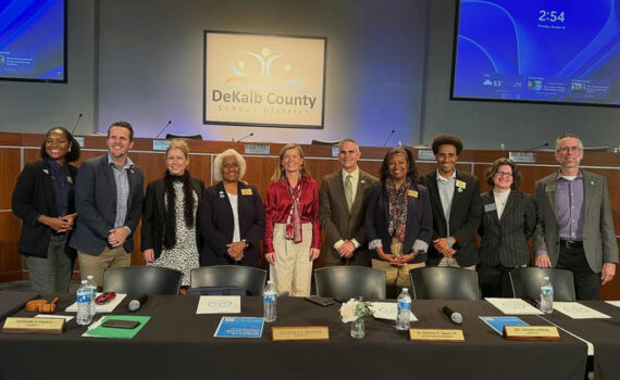 Commissioner Spears, along with Commissioners Terry and Bolton, met with members of the DeKalb County School Board for a second joint meeting of the year between the DeKalb Board of Commissioners and DeKalb School Board — focused on strengthening collaboration and align resources to better serve DeKalb’s students and families. Today’s small group discussions centered on: 📘 Student Safety & Wellness 💼 Workforce DeKalb & Pathway Opportunities 🏫 Infrastructure, Land & Facility Use Participants included School Board Chair Deidre Pierce, Vice-Chair Allyson Gevertz, members Andrew B. Ziffer, Whitney McGinniss, Dr. Tiffany Hogan, Diijon DaCosta Sr., and Awet Eyasu, along with Acting Superintendent Dr. Norman C. Sauce III. DeKalb County COO Zach Williams also joined the conversation. Representing DeKalb Schools were Chief of Police Tracy Whaley, Director of CTAE Doryiane Gunter, and COO Erick Hofstetter. Discussions were facilitated by Jennifer Caracciolo, Interim Chief, CEIP. Commissioner Spears shared: “While many things may change around us, one constant remains — our students are still attending school each and every day. It’s on all of us to ensure our decisions today help build a stronger, safer, and more equitable future for every child and family in DeKalb County.” Media Credit: Commissioner Michelle Long Spears