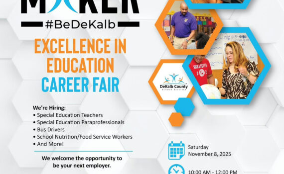 💼 CAREER FAIR ALERT! 💼 ✨ Make a difference in DeKalb schools! Join #DCSD at the Excellence in Education Career Fair and explore opportunities to shape the future of education. ✨ 🗓️ NEXT SATURDAY, Nov. 8, 2025 🕙 10:00 AM – 12:00 PM 📍 DeKalb Early College Academy | 1701 Mountain Industrial Blvd, Stone Mountain, GA We’re hiring for: 🍎 Special Education Teachers & Paras 🚌 Bus Drivers 🥗 School Nutrition Staff …and more! 📲 Register using our LINK IN BIO! 🔗 Bring your resume and get ready to #BeDeKalb! 🙌 #TheDeKalbDifference💙🧡 #EducationJobs #EmpowerEducators #ExcellenceInEducation