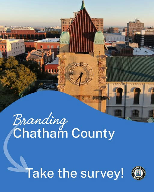 Did you know Chatham County lacks an official brand? They do have a county seal representing their government, but it doesn't fully capture the spirit and identity of their community. Efforts are underway to develop a true Chatham County brand that reflects their values and identity. Currently, they are in the research phase, seeking input to shape the future brand's look and feel. Their voice matters! They encourage everyone to take a moment to share their thoughts in the community survey: https://www.distinctlychatham.com/ Media Credit: Chatham County, Georgia Government