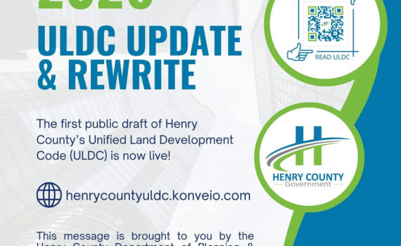 Attention everyone! Henry County’s Unified Land Development Code (ULDC) has released its first public draft for the 2026 Q1 Update & Rewrite. This is an important opportunity for community involvement, as public input is essential for shaping our future. Everyone is encouraged to review the draft and provide valuable feedback via the website. The site also features essential zoning documents and resources to assist in your review. Make sure to take advantage of this chance to make your voice heard and influence local development decisions!