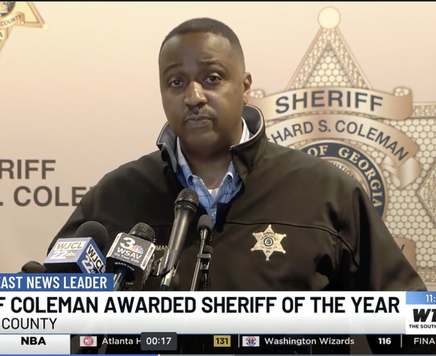 Congratulations to Sheriff Richard S. Coleman on being named Sheriff of the Year! Last evening at the 2025 President's Reception, Sheriff Coleman received this well-deserved honor in recognition of his exceptional leadership and unwavering dedication to Chatham County. His commitment to serving our community with integrity and excellence continues to make a meaningful difference. Please join us in celebrating this outstanding achievement! Shoutout to NewsBreak for covering this special moment.