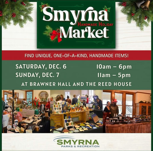 Get ready for the Smyrna Handmade Holiday Market, an event celebrating all things local and handcrafted! On December 6 and 7, discover treasures at Brawner Hall and the Reed House. Local artisans will showcase unique gifts perfect for the season, including artwork, pottery, soaps, candles, and much more. This holiday market is a fantastic opportunity to shop small and make a difference in your community. With free admission, there’s no reason to miss this chance to support local talent and find extraordinary gifts. Join in the celebration and bring your friends! Media Credit: City of Smyrna, GA