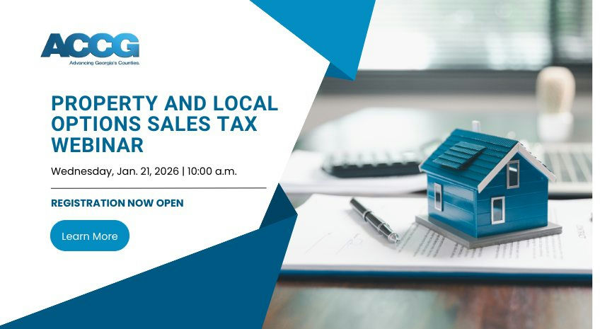 Mark your calendars for the ACCG webinar on property tax and Local Option Sales Tax (LOST) scheduled for **Wednesday, January 21 at 10 a.m.**. This session is a valuable opportunity to understand the crucial property and sales tax decisions that counties will face this year. They encourage interested parties to **register today** to secure a spot and gain insights into these important topics. Learn more at [this link](https://ow.ly/sCVb50XTy3g).